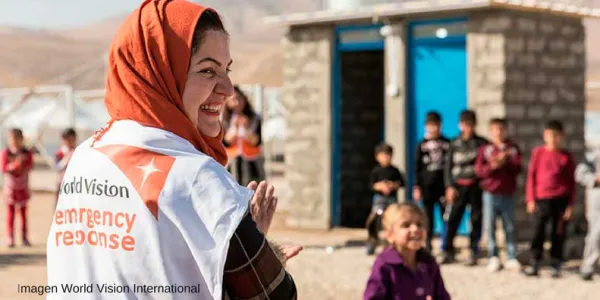 Trabajadores de World Vision