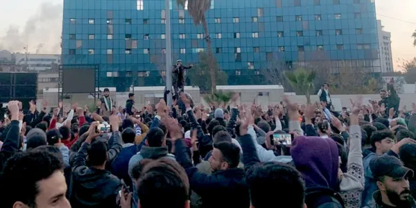 En diciembre de 2024, la gente salió a las calles de Damasco para celebrar la caída del régimen de Bachar al Assad.