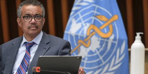 La advertencia fue hecha hoy por el director general de la OMS, Tedros Adhanom Ghebreyesus. Foto: AFP.