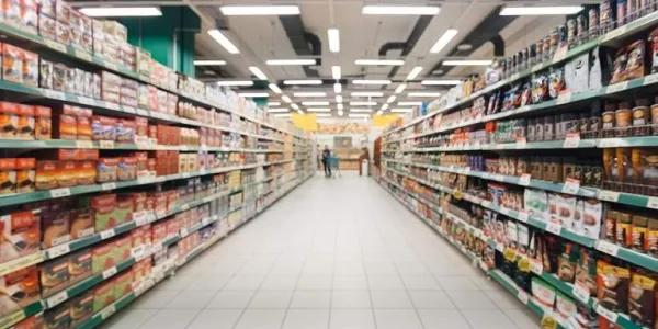 Pasillo de un sepermercado