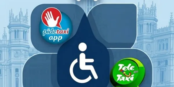 Taxi adaptado dirigidos a personas con movilidad reducida (PMR).