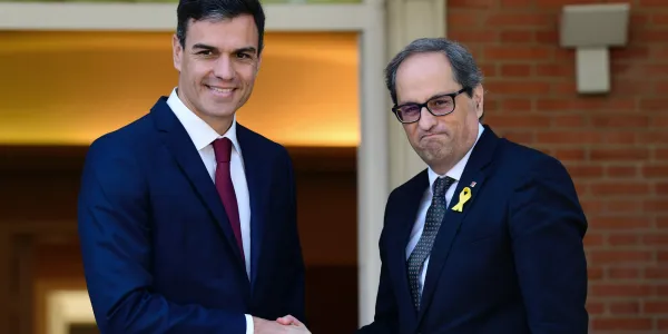 Pedro Sánchez retoma el diálogo con Torra.