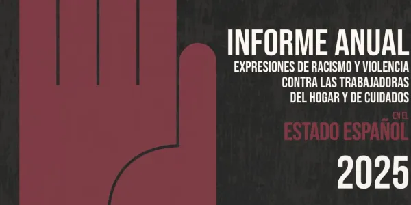 Cartel del informe | Foto de la Federación SOS Racismo
