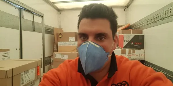 Transportista de TNT, Juan Luis Ruiz Prado