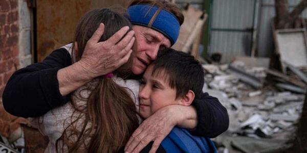 Los niños de Ucrania sufren los efectos de la guerra