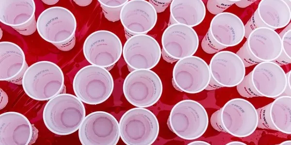 Vasos de plástico