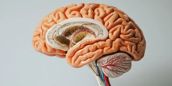 Desarrollado el mapa de las conexiones que parten del cerebelo (parte inferior de la imagen) 