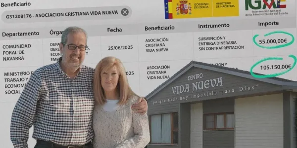 El matrimonio de Luis Nasarre y Maricarmen Sotés, fundadores de Vida Nueva