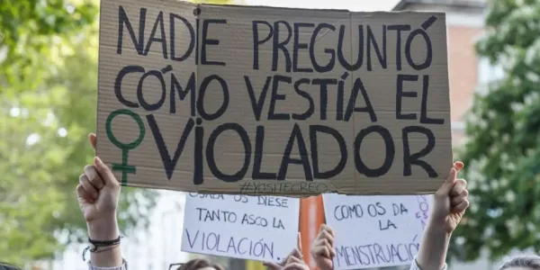 Manifestación Stop Cultura de la Violación. 4 de abril de 2018. 