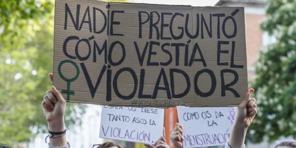 Manifestación Stop Cultura de la Violación. 4 de abril de 2018.