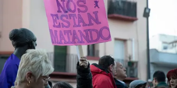 Manifestación 8M en la lucha contra la violencia machista