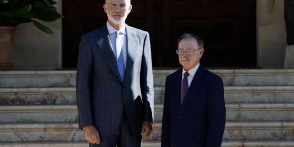El Rey y Vivas antes de la audiencia