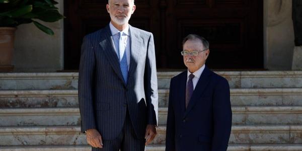El Rey y Vivas antes de la audiencia
