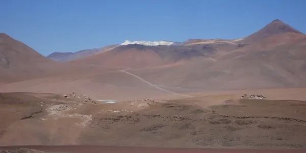 Complejo volcánico El Laco, en Chile 