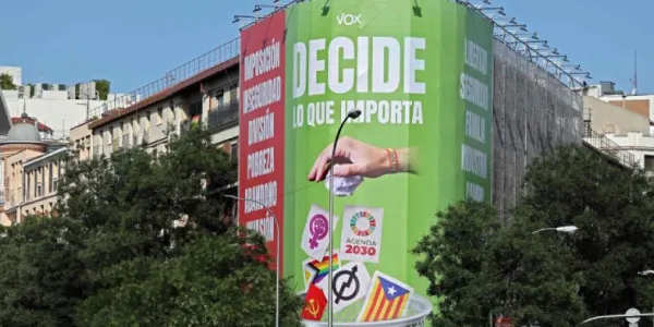 El cartel de Vox
