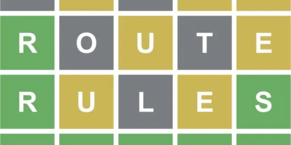 Captura de pantalla del juego Wordle